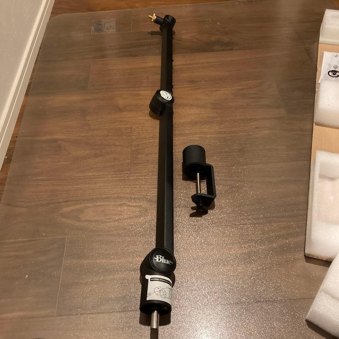 Blue マイクアーム コンパス　ブラック 調整可能