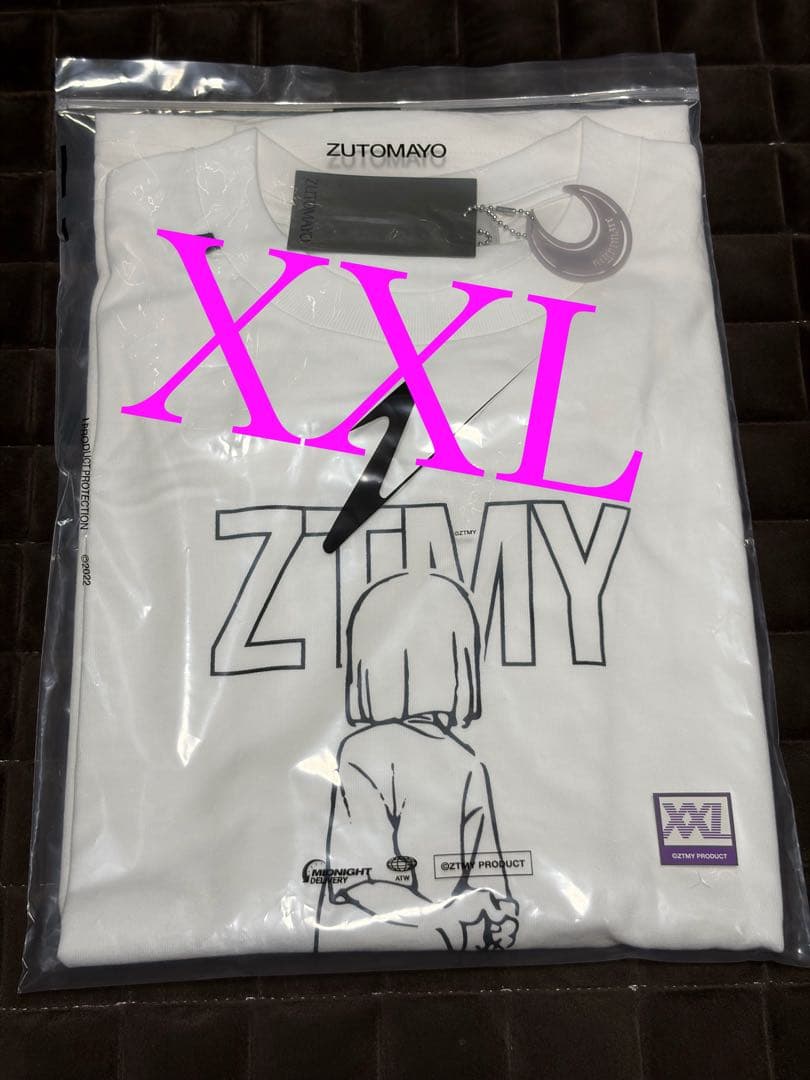 ずとまよ ニラちゃんtシャツ ずとまよTシャツ ニラちゃんTシャツ XLサイズ白ホワイト - メルカリ