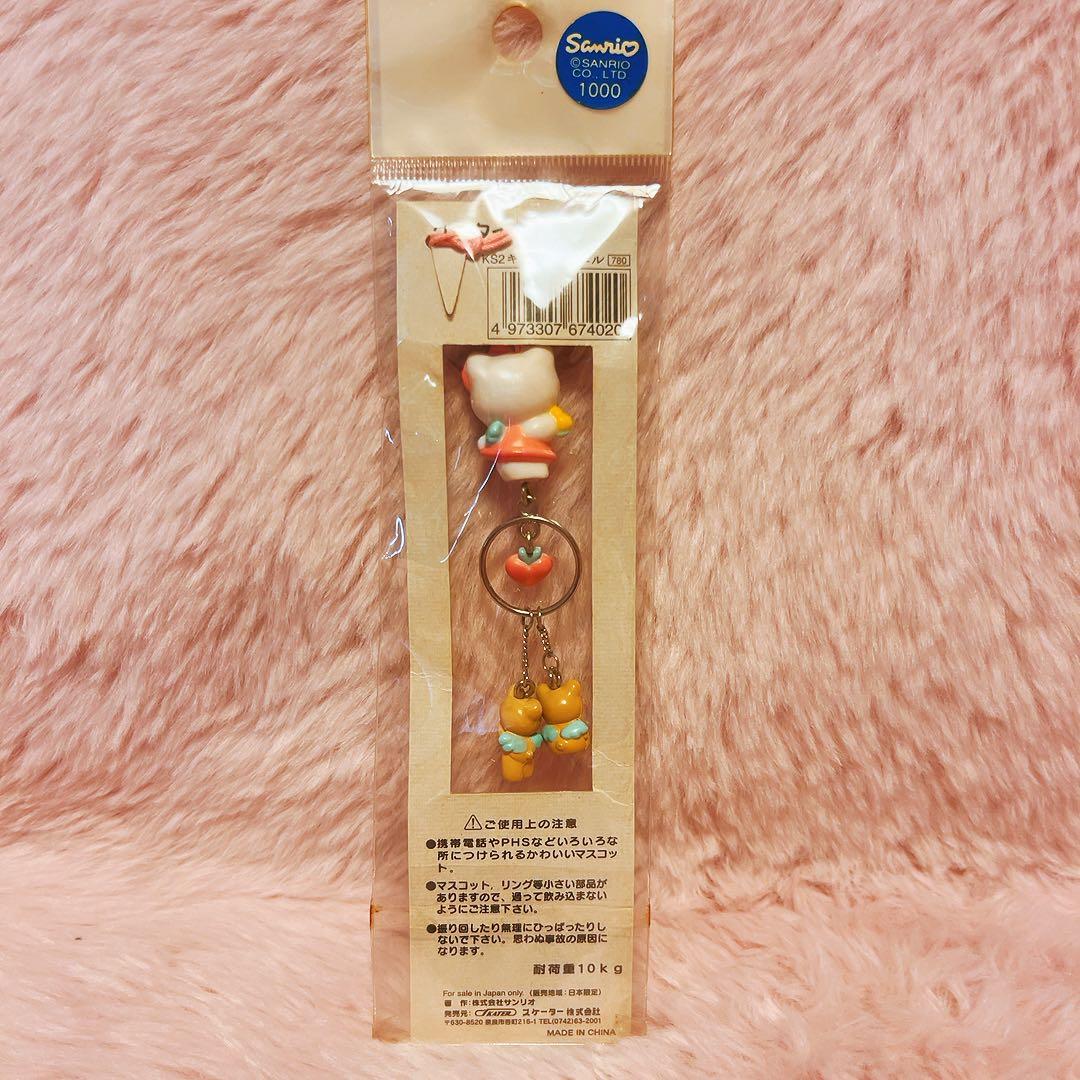 希少レア ハローキティ エンジェル タイニーチャム ストラップ 1998