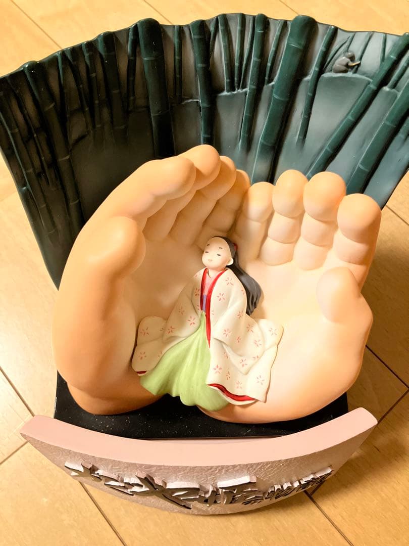 <非売品>スタジオジブリ　かぐや姫の物語　フィギュアオブジェ　高畑勲　宮崎駿 非売品>スタジオジブリ かぐや姫の物語 フィギュアオブジェ 高畑勲