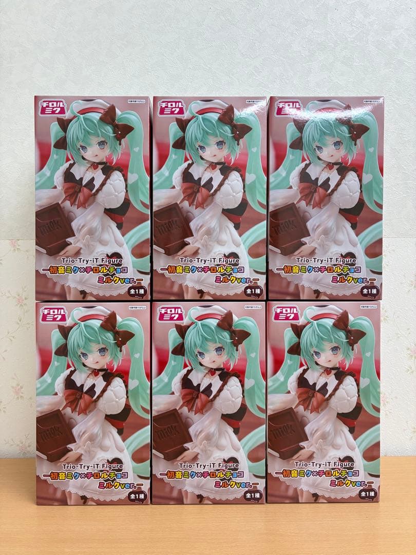初音ミク　Trio-Try-iT Figure チロルチョコ　ミルクver 6個