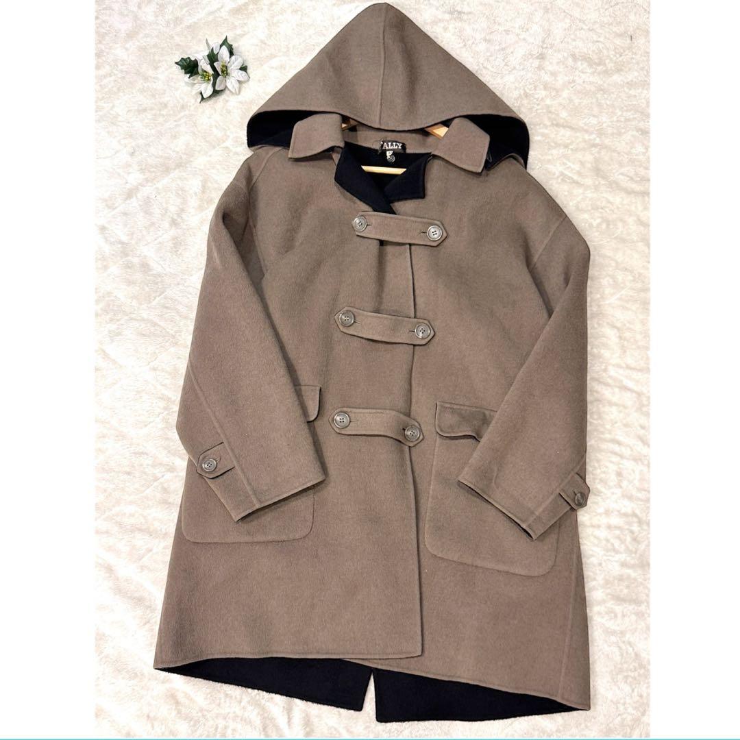 BALLY バリー　カシミヤコレクション　フード付きコート　サイズ42