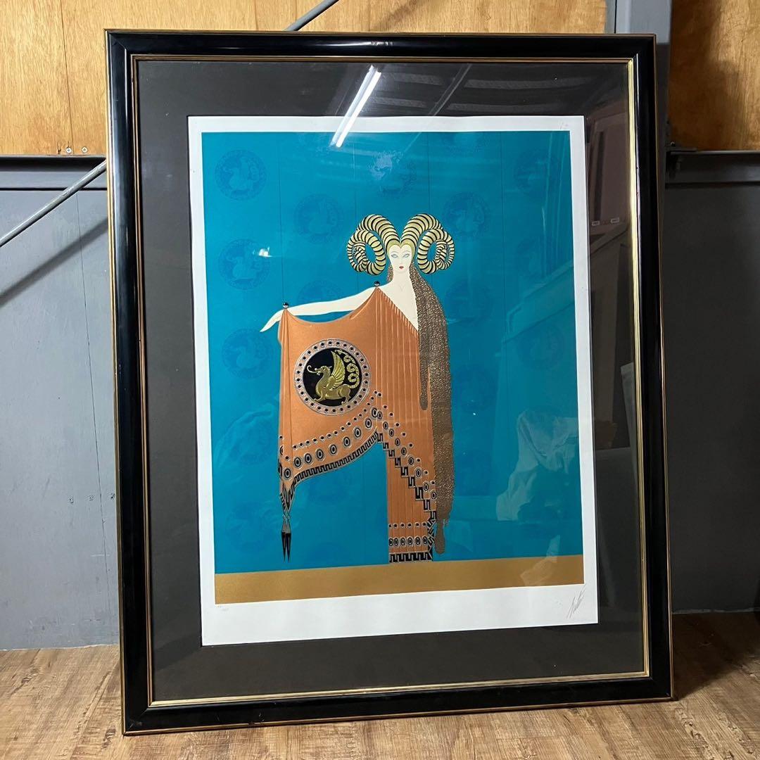 こ*め様 エルテ　ERTE ゴールデンフリース　 シルクスクリーンアート 52/