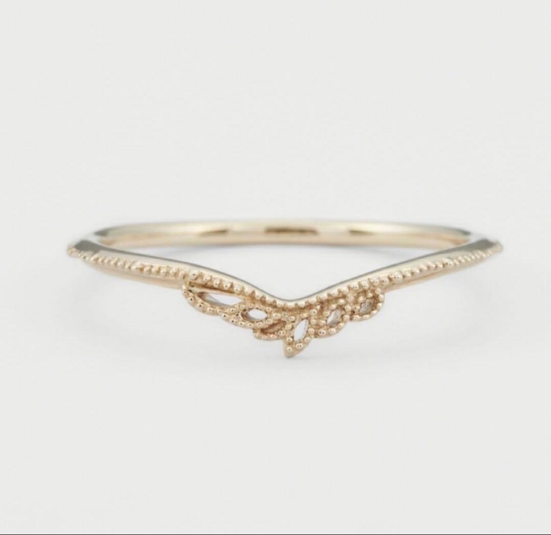 agete2022wintercollectionゴールド10Kリング 13号