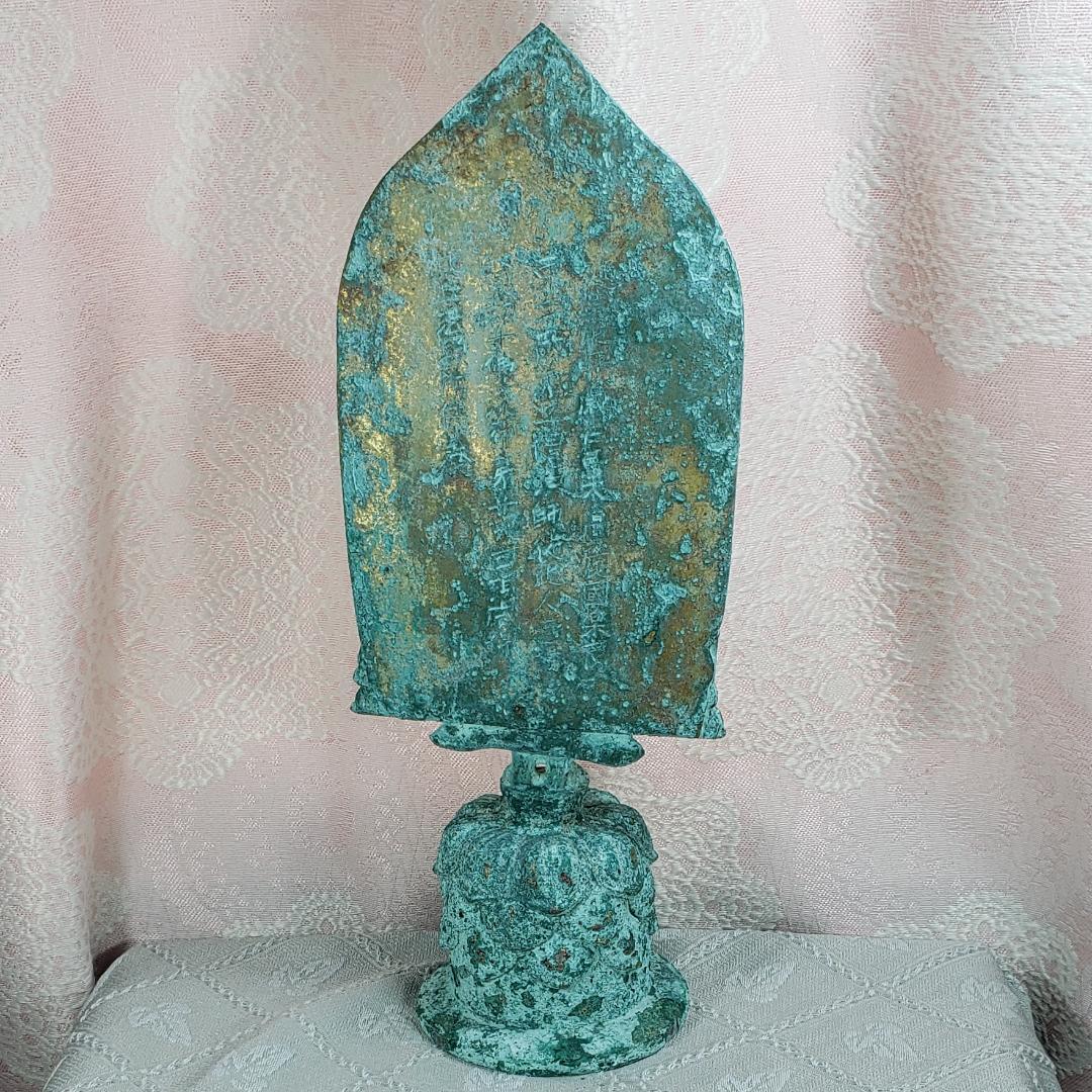 ◇高麗仏 『延嘉七年（539年）』 金銅三尊如来立像 仏像◇検）新羅仏