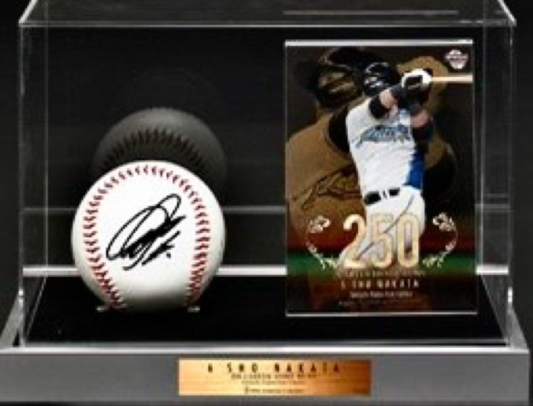 中田翔 250号　直筆サインボール　カード ミントモール / MINT 千葉店 / カルビー プロ野球チップス 2024 第2弾