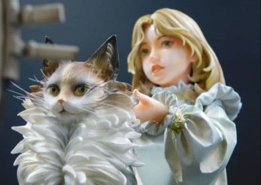 CAT HAIR CUT 1/7scale ガレージキット　完成品　フィギュア