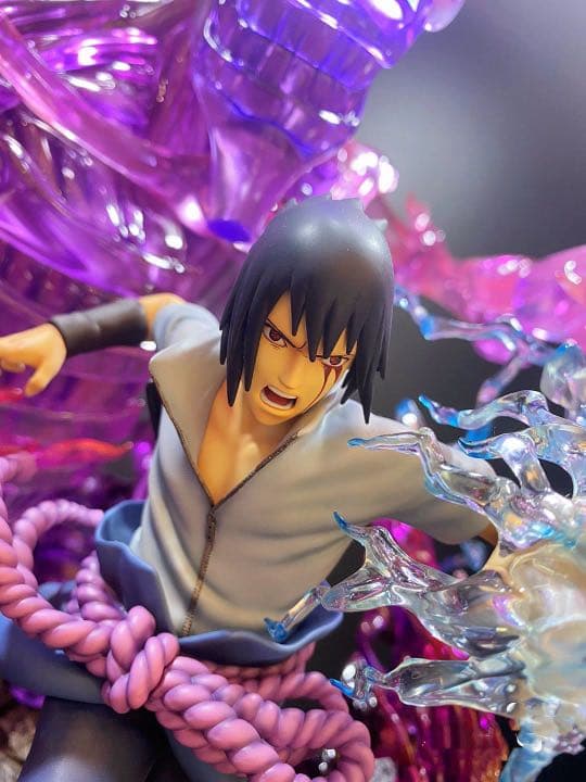 処分値段交渉歓迎うちはサスケフィギュア塗装済みガレージキット樹脂製スタチュー