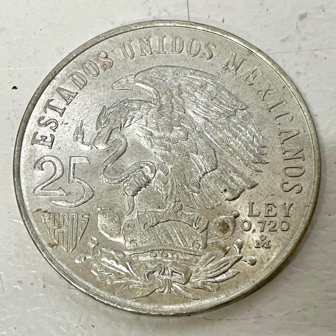 kio様専用 メキシコオリンピック 25ペソ 記念 硬貨 メダル 銀貨 - メルカリ