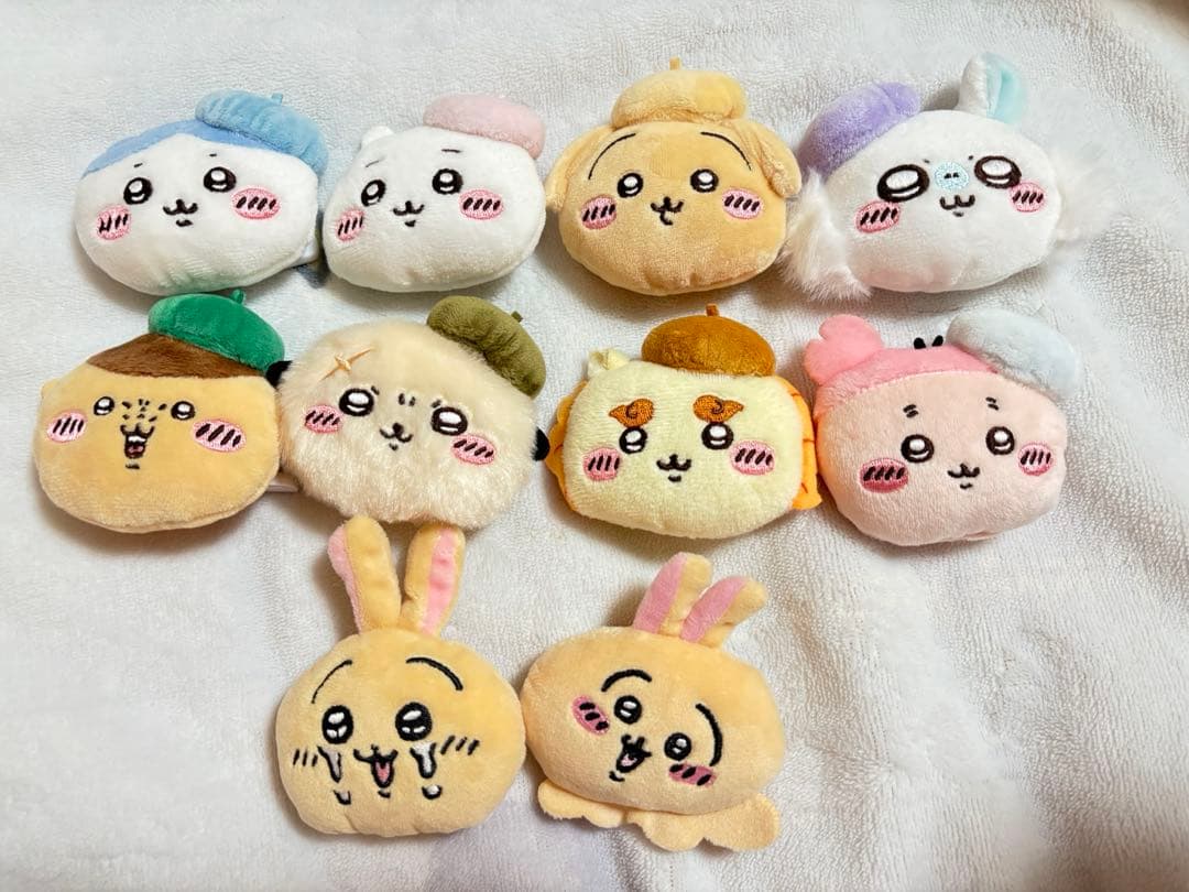 ちいかわ　東京みやげ　おかおぬいぐるみバッジ　ノベルティ　東京駅 10体セット