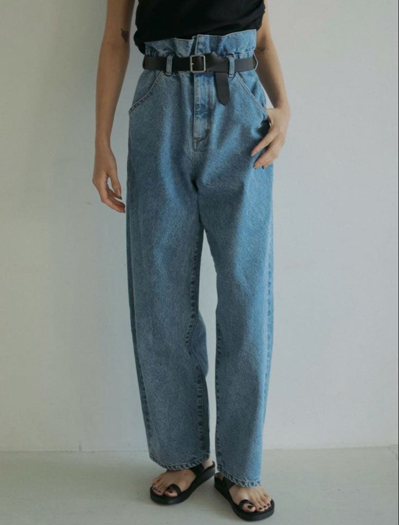 パンツ Waist Tuck Denim anuke