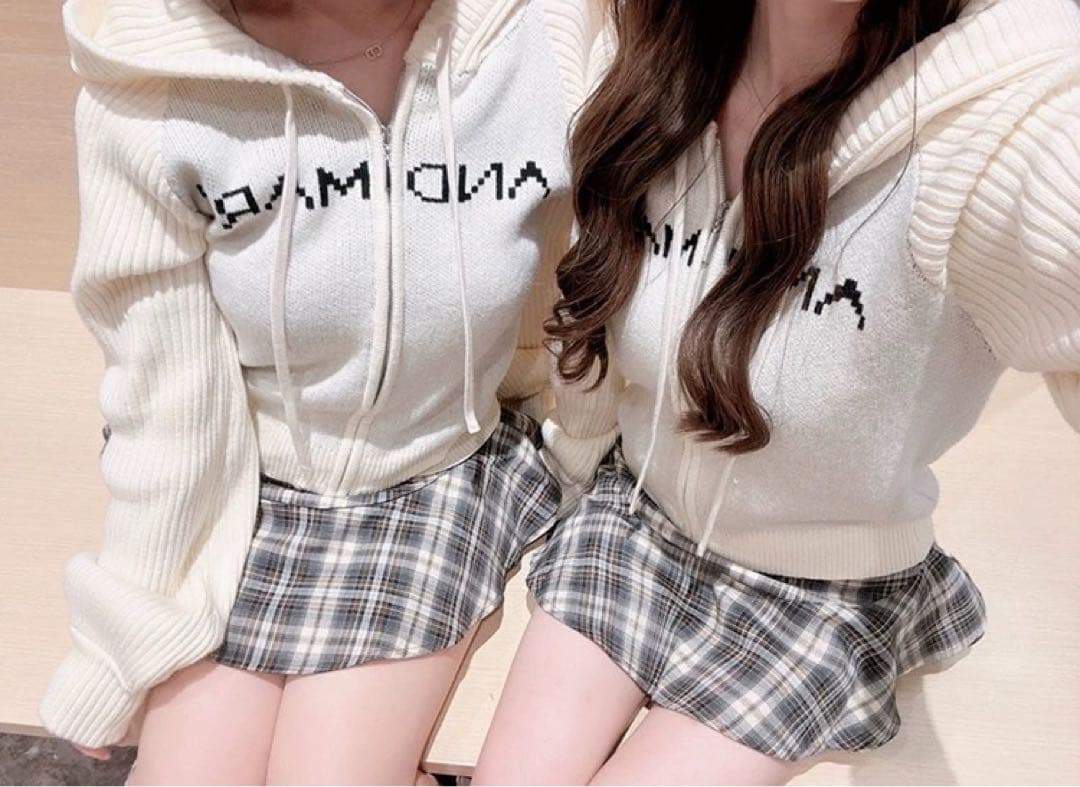 ANDMARY Jeniffer knit hoodie set - メルカリ
