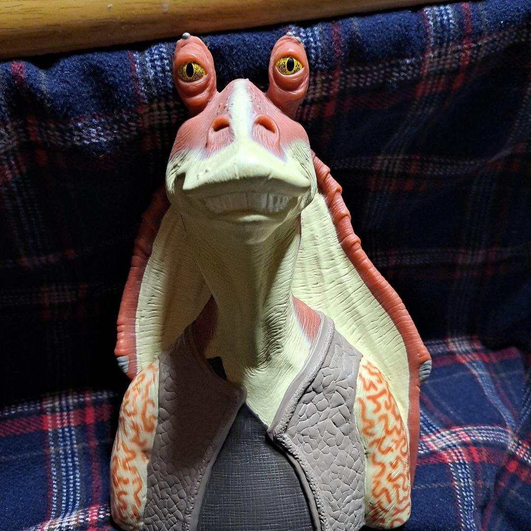 ジャー・ジャー・ビンクス 貯金箱 ソフビ スターウォーズ 希少 - メルカリ