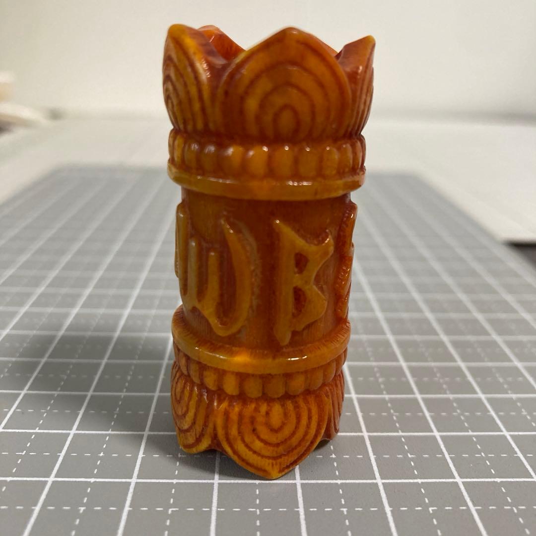 天然素材　魔除け彫刻　根付　置物