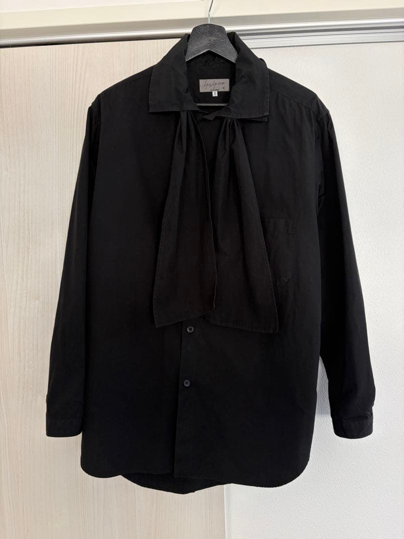 Yohji yamamoto POUR HOMME ストール付きシャツ