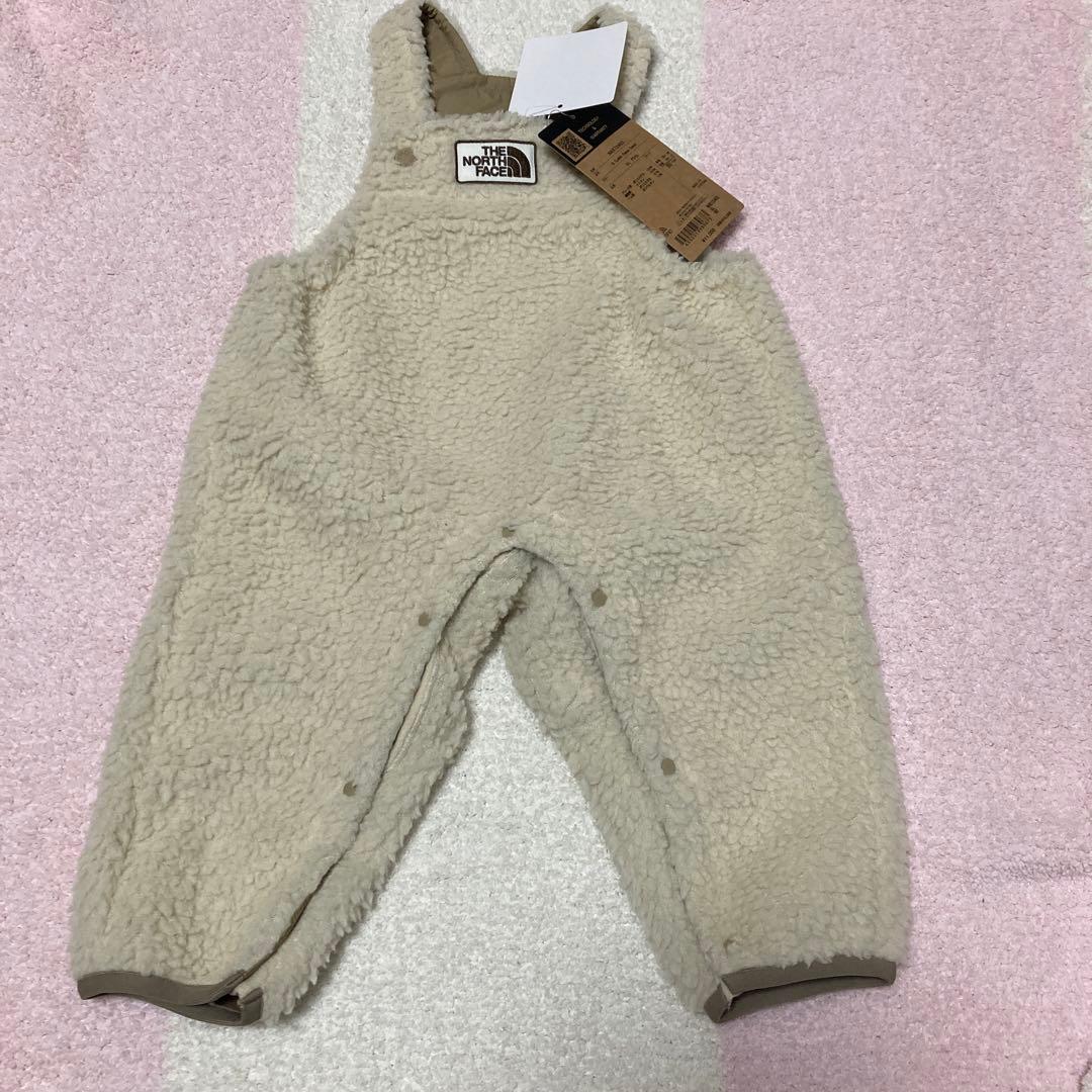 ノースフェイス　カドルフリースオーバーオール グラベル