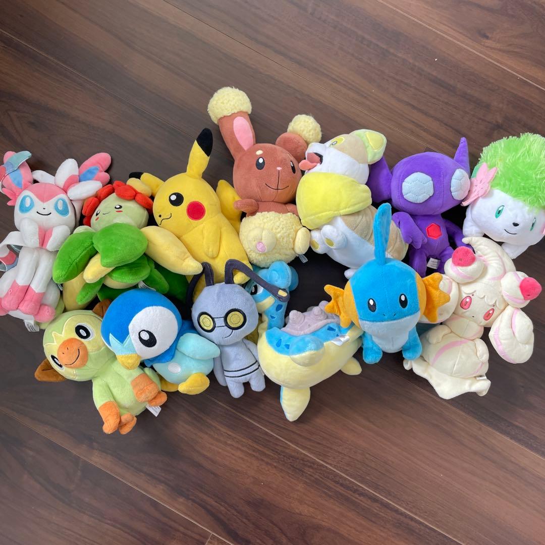 ポケモン ぬいぐるみ(三英貿易) 13体セット - メルカリ
