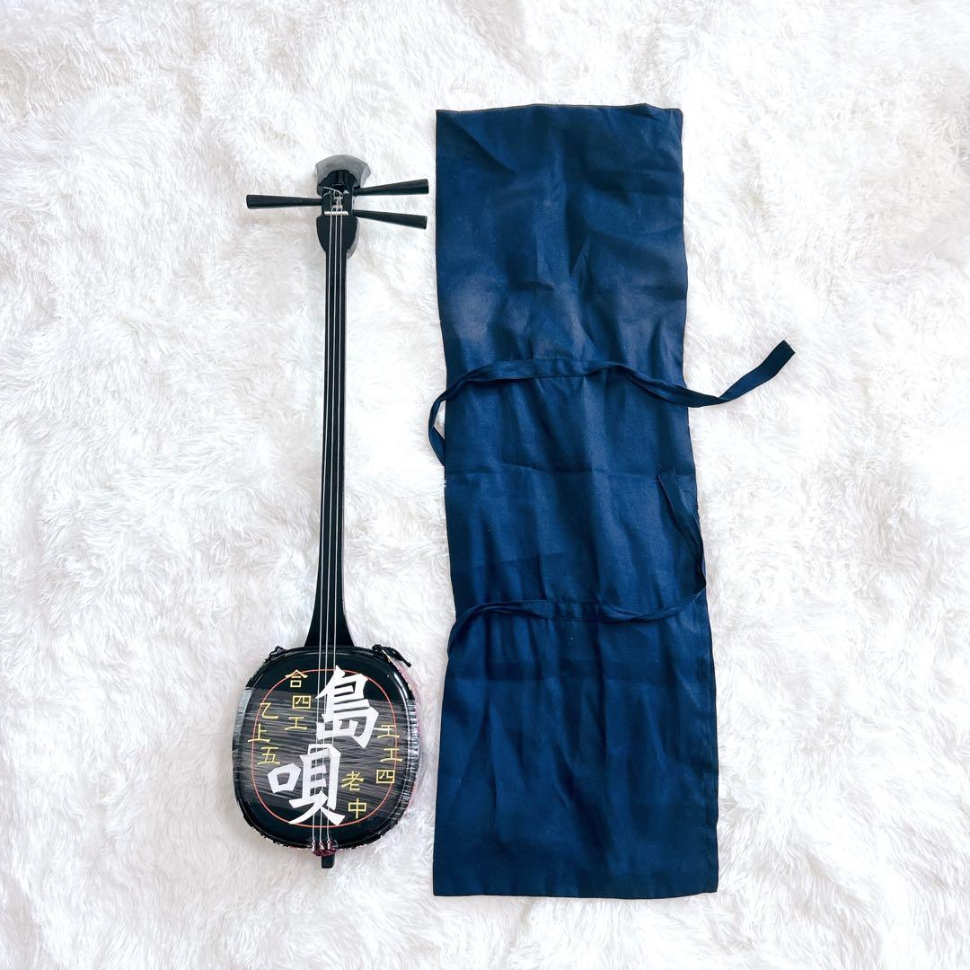 琉球 沖縄三線　島唄　ソフトケース付き　弦楽器　和楽器