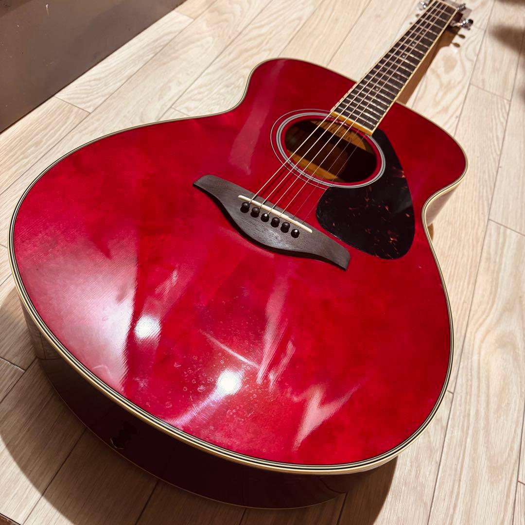 YAMAHA FS820 Ruby Red カスタム YAMAHA FS820 RR (ルビーレッド) アコースティックギター ヤマハ