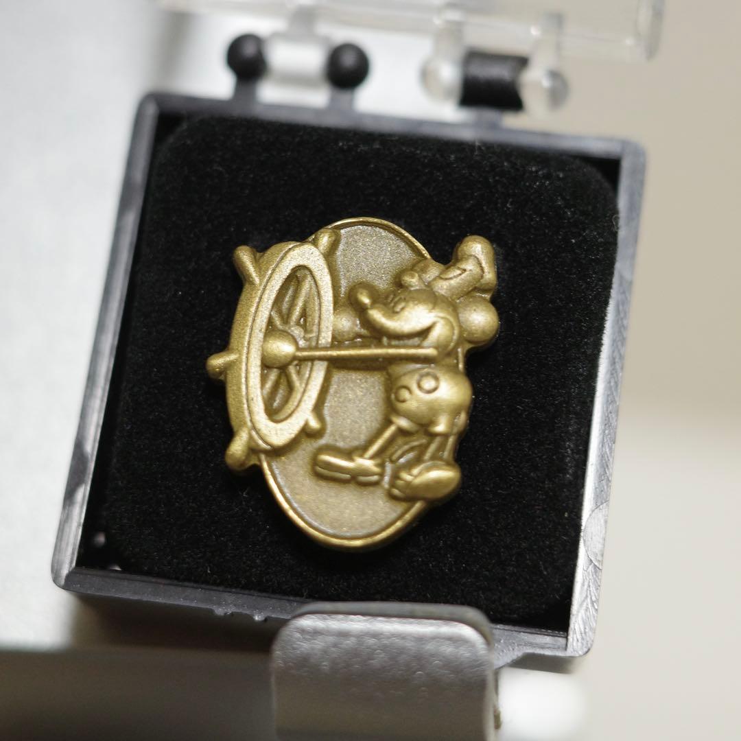 非売品】ディズニー キャスト 勤続 ピンバッジ 蒸気船ウィリー
