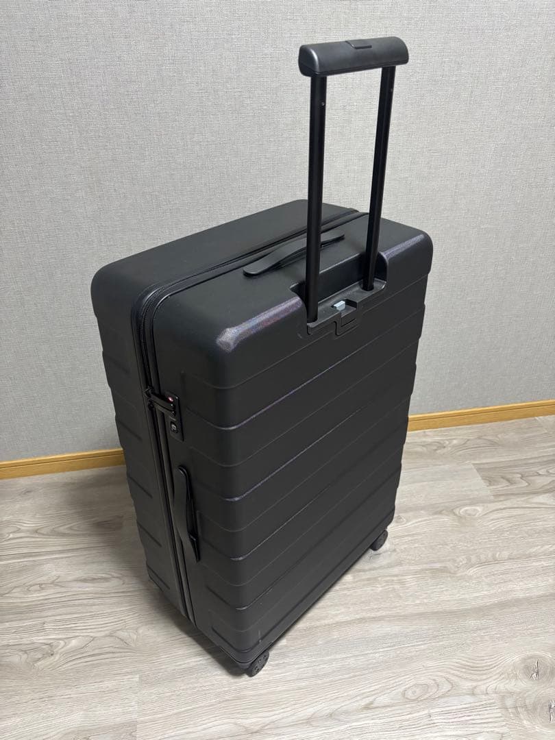 無印良品 105L スーツケース ハードキャリーケース バーを自由に調節できる 10泊以上] 無印 バーを自由に調節できる ハードキャリーケース 105L