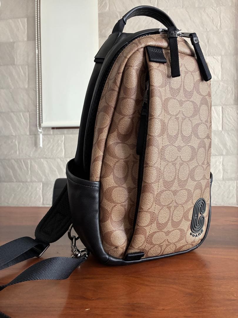 COACH ボディバッグ　シグネチャー　ワンショルダーバッグ COACH（コーチ） シグネチャー ワンショルダーバッグ 6091 ショルダー