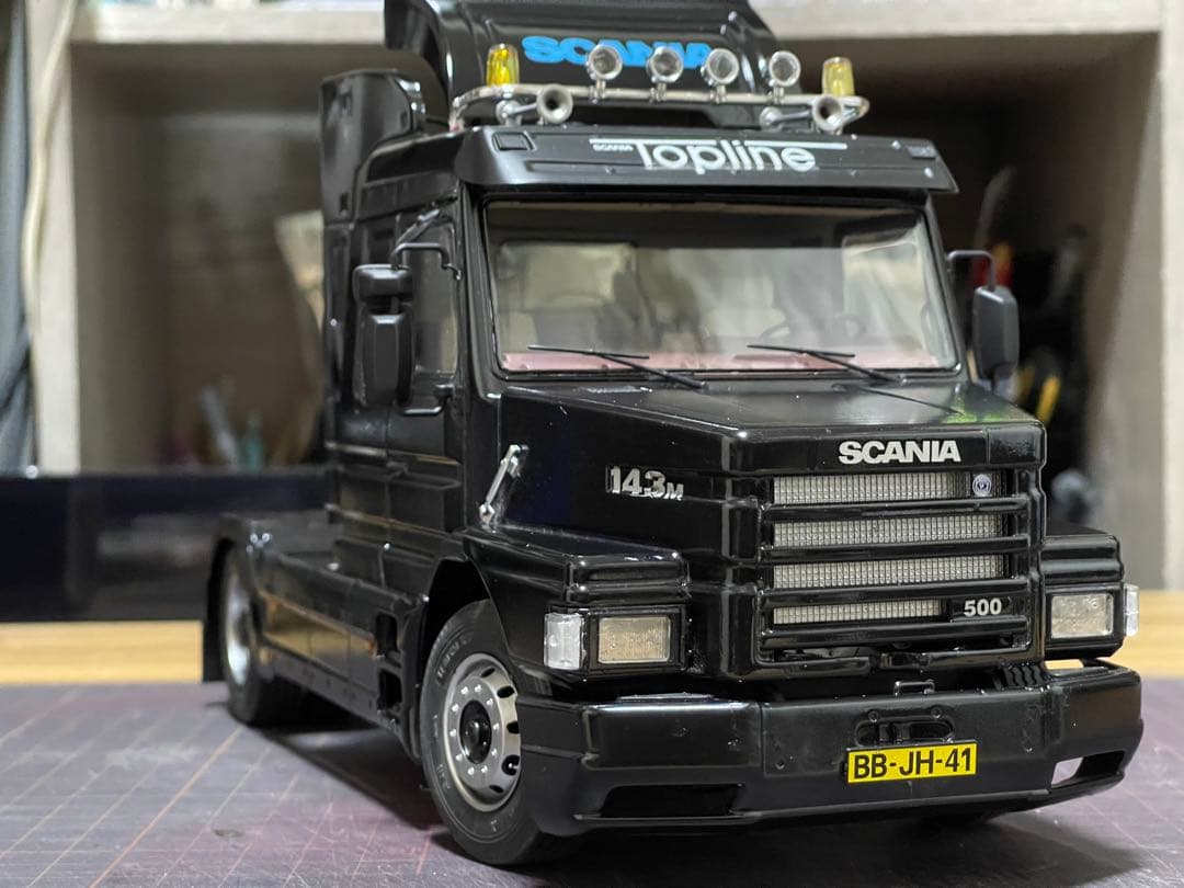 デコトラ‼️1/24★イタレリ・T143 スカニア・トレーラーヘッド★ジャンク品‼️ 1/24 スカニア770 4×2 トレーラーヘッド ノーマルルーフ【IT3961