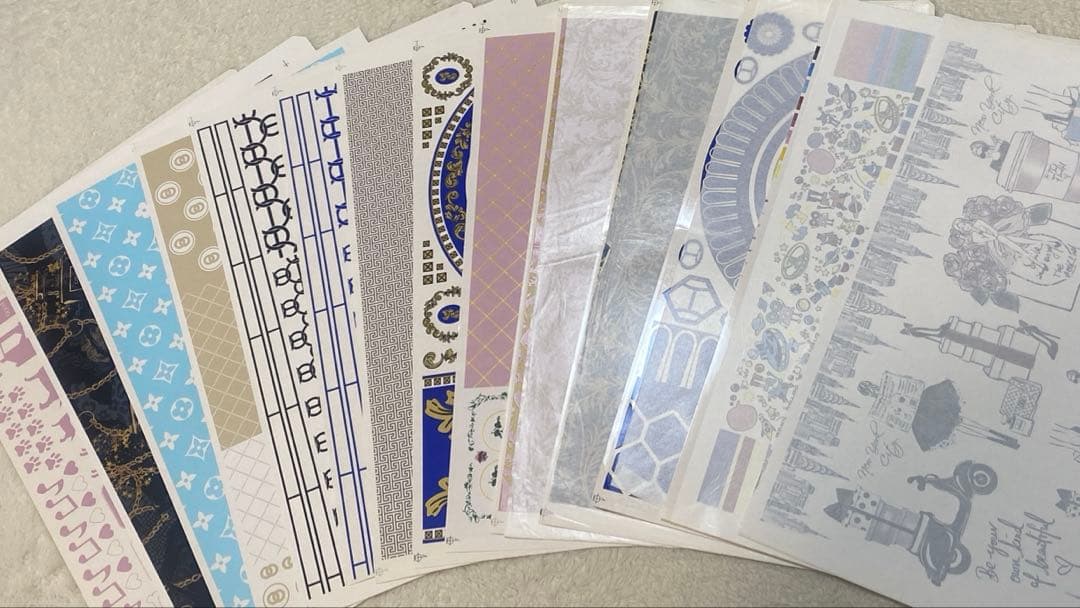 ポーセラーツ転写紙A3、14枚