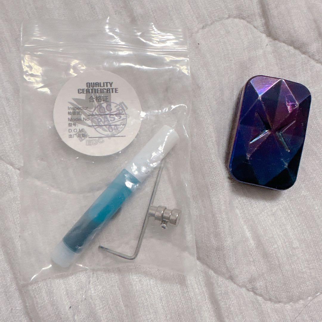 正規品」ZD EDC 音叉無限位 スライダー フィジェットトイ チタン製