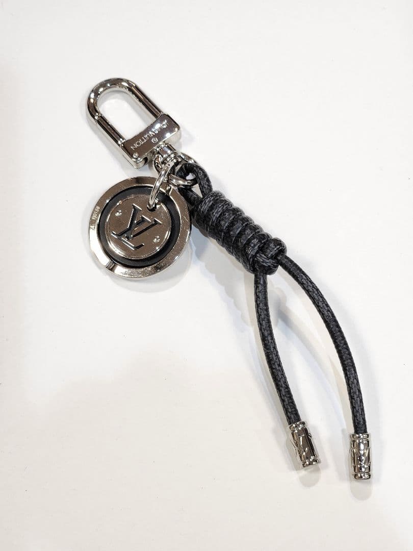 ルイヴィトン ダミエグラフィット キーホルダー　レザーロープM67224