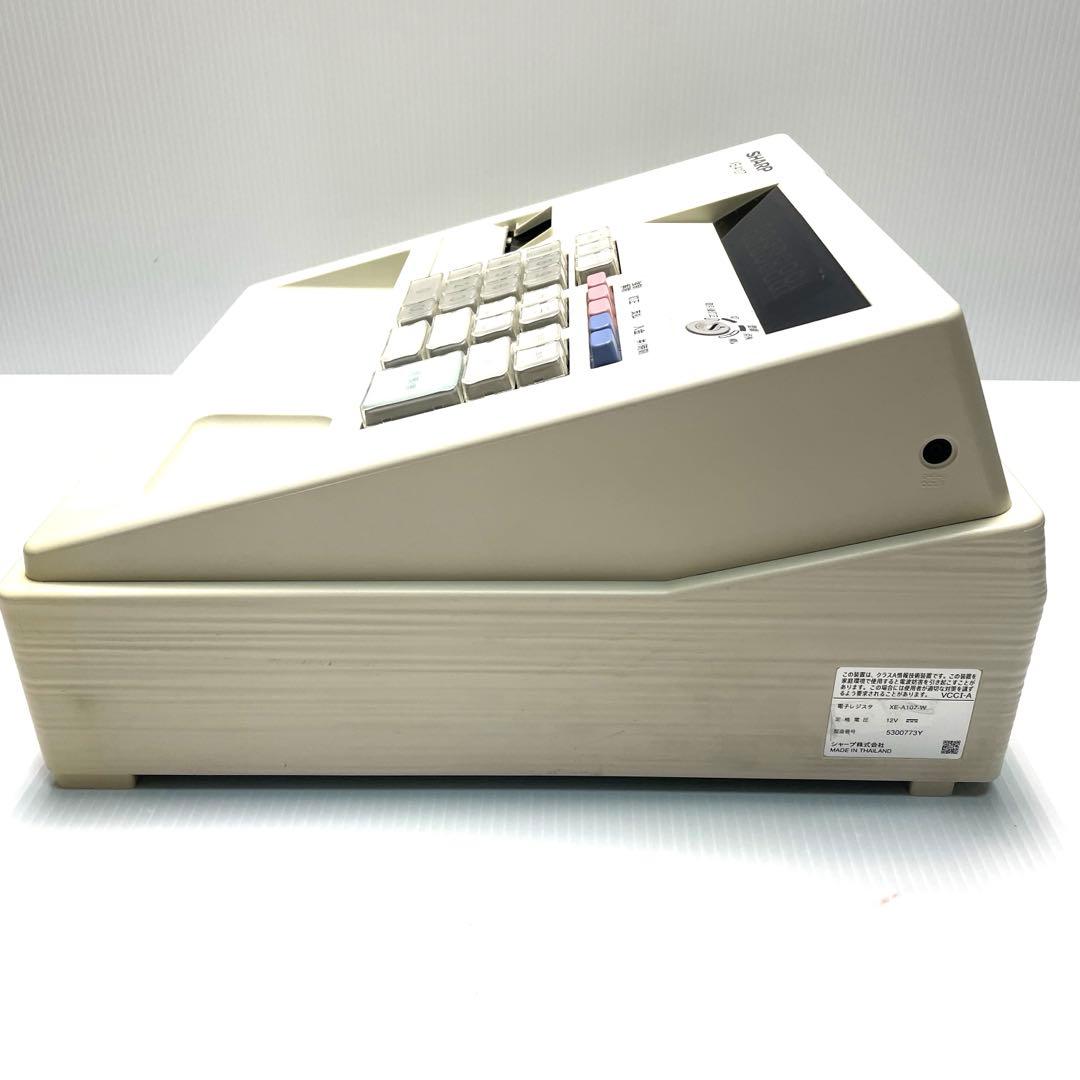 SHARPシャープ レジスター XE-A107 鍵、ACアダプター付き