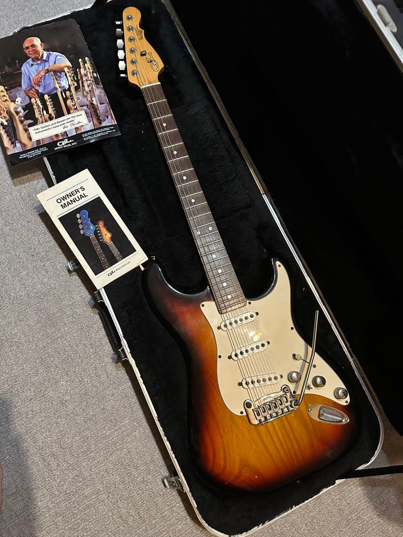 G&L S-500 made in USA レオ・フェンダー 美品 G&L S-500 USA Signature # 3Tone Sunburst 1991年製【w/Fender FAT