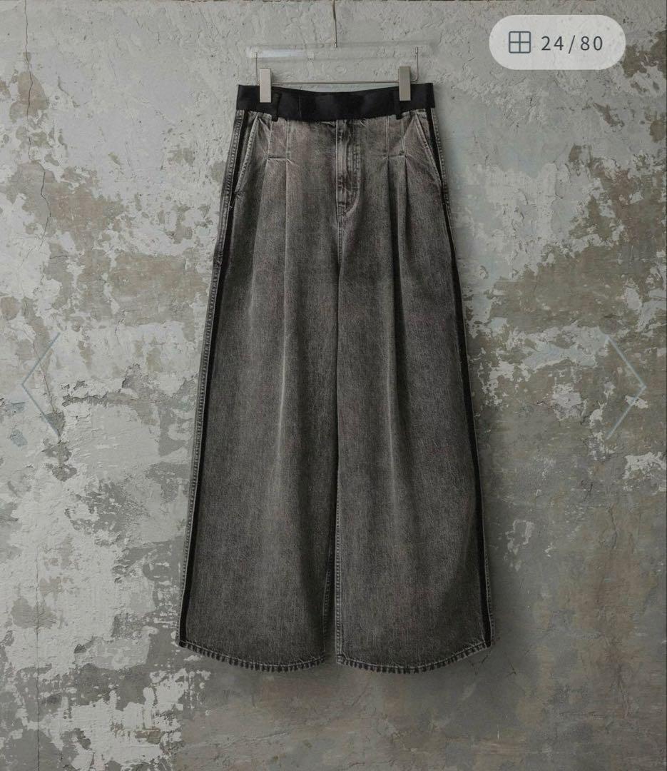 アダムエロペ　エモエレ　ドレスデニムパンツ　36 ADAM ET ROPE'（アダムエロペ） ジーンズ デニム デニムパンツ