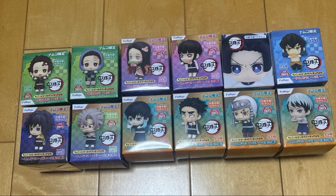 鬼滅の刃　ちょこっとひっかけフィギュアぷち　12種セット