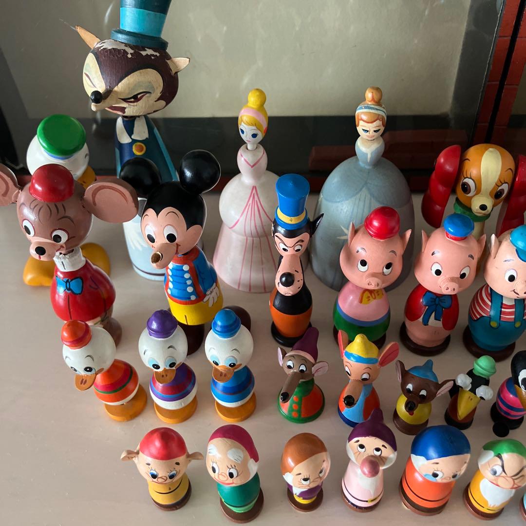 ディズニー まんがこけし 収納ケース 昭和レトロ ビンテージ - メルカリ
