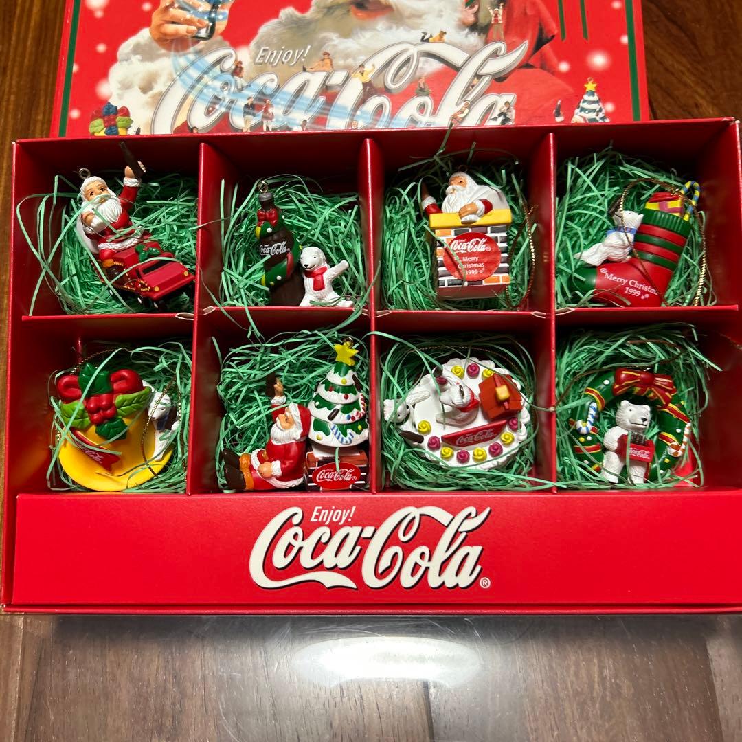 コカコーラ クリスマスオーナメント 1999 8個セット - メルカリ