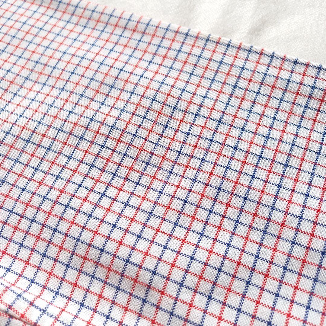 極美品 マディソンブルー ボタンダウンチェックシャツ 02M 綿100% B