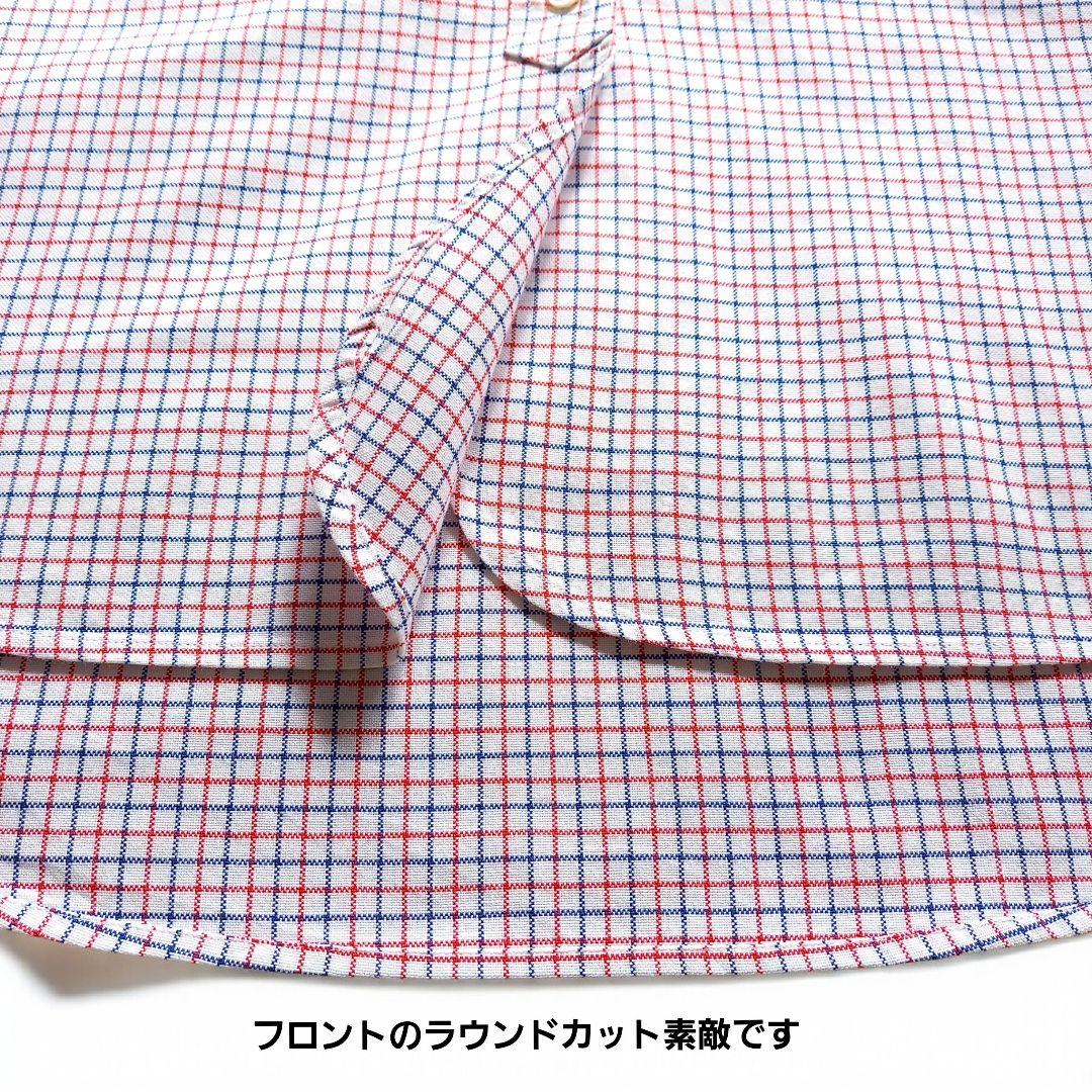 極美品 マディソンブルー ボタンダウンチェックシャツ 02M 綿100% B