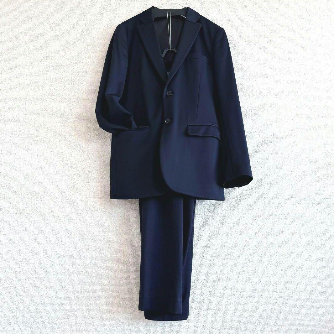 美品】KNOTT トゥモローランド スーツ セットアップ ウール S〜M 紺