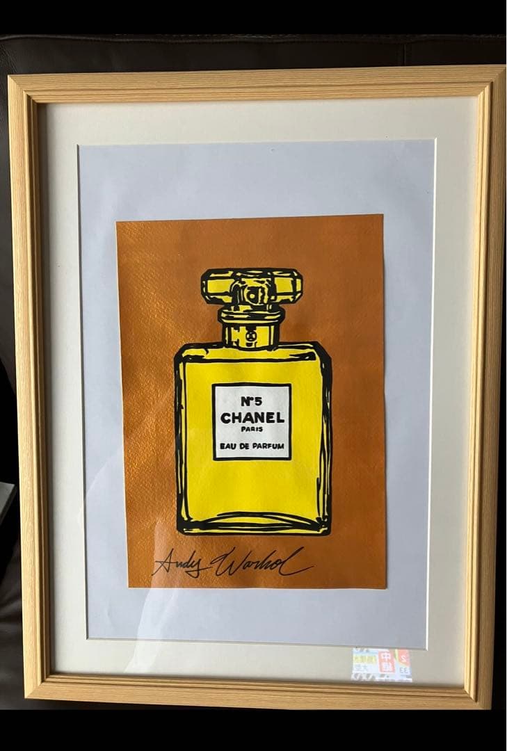 アンディウォーホル　6 水彩画　ブランドオマージュ