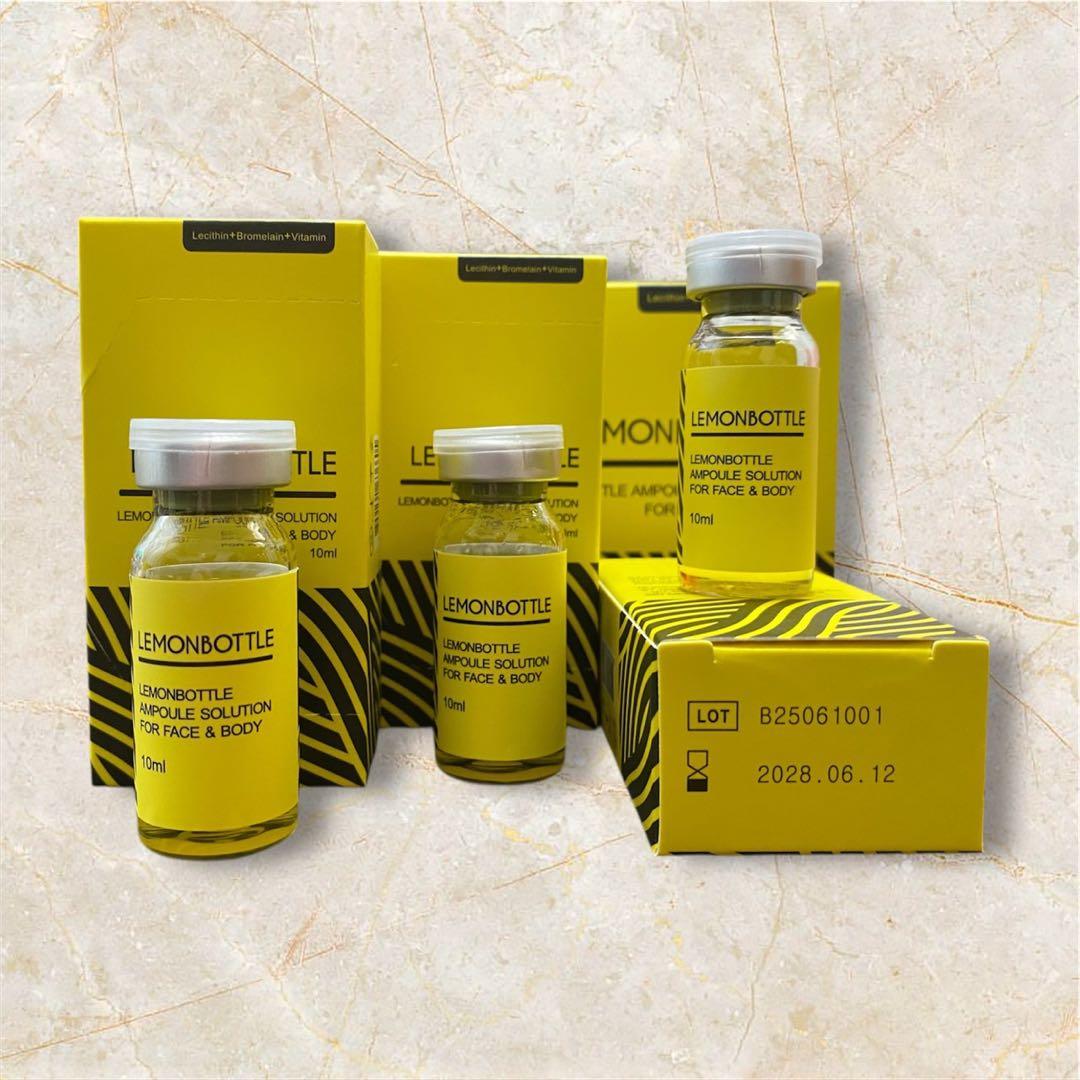 【即日発送】韓国で話題レモンボトル10ml 3本ホームケアキットプレゼント箱あり