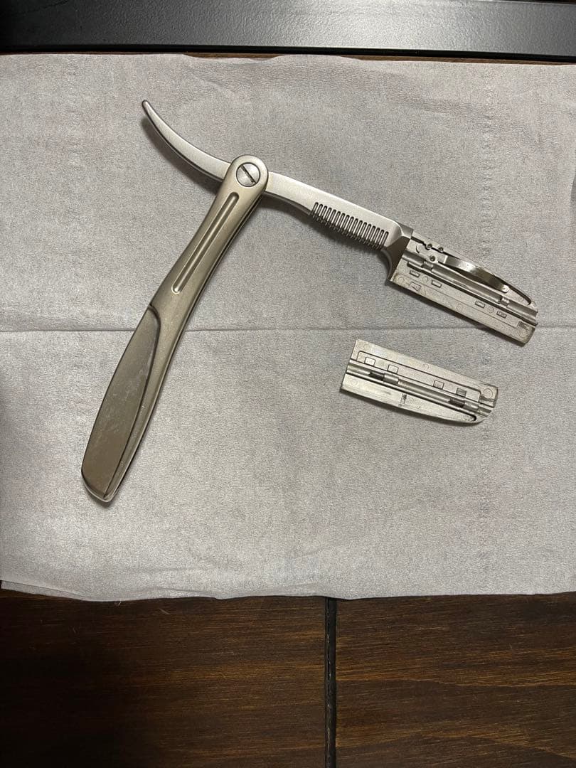 貝印 KAI 理容 剃刀 キャプテンホルダー エクセリア 廃盤品 希少品