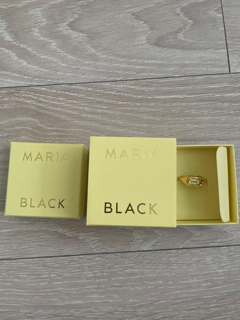 MARIA BLACK マリアブラック　リング　LEMON DISCO