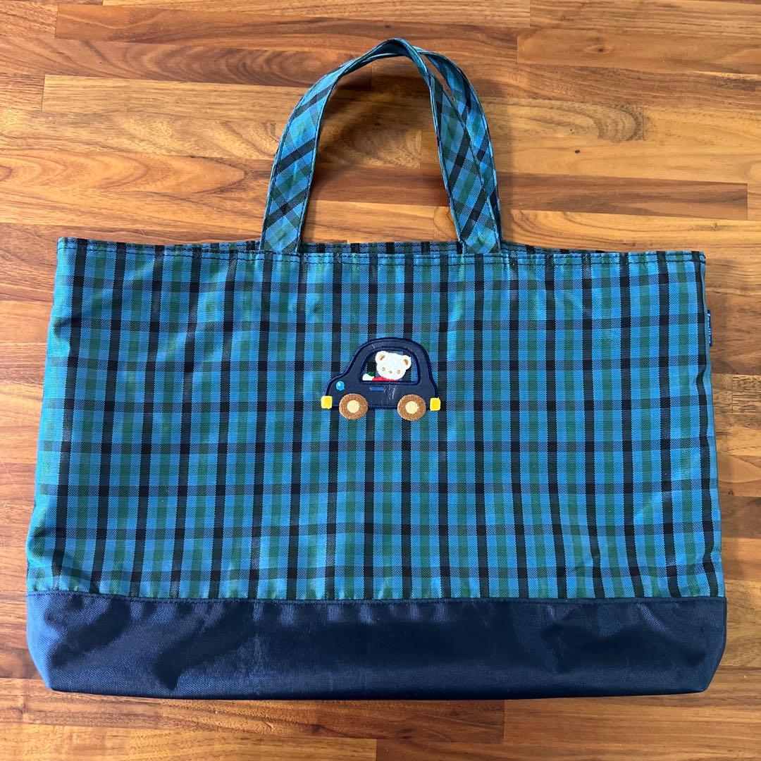 【完売品】ファミリア レッスンバッグ チェック柄