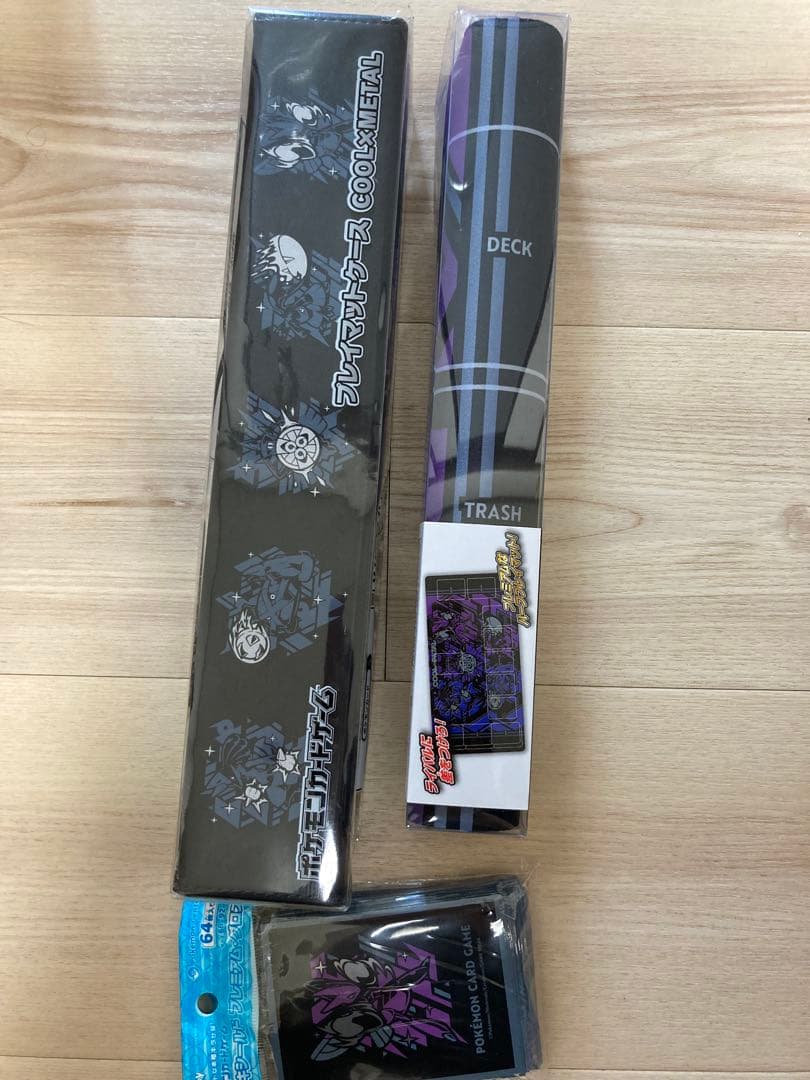 未開封　cool×l プレイマット　プレイマットケース　スリーブ Amazon | ポケモンセンターオリジナル プレイマットケース COOL×METAL