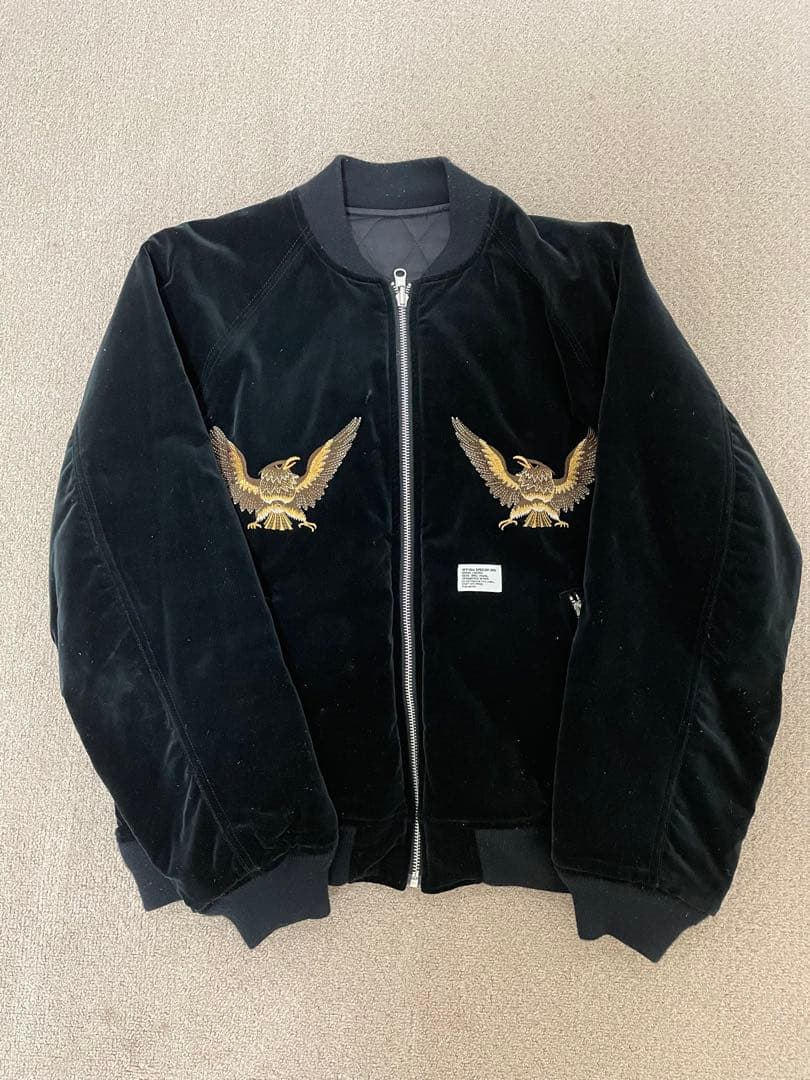 希少WTAPS LOCALS リバーシブルスカジャン ダブルタップス S WTAPSダブルタップスGUTTERジャケットLサイズ新品クロスボーン