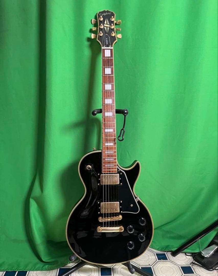 Fシリアル Epiphone レスポールカスタム ブラック