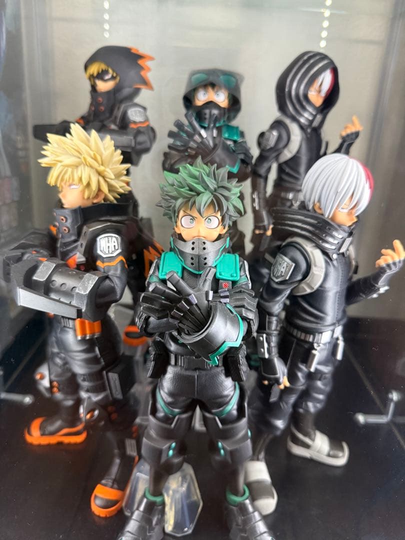 一番くじ　ヒロアカ　ワールドヒーローズミッション　緑谷　爆豪　轟　6体セット