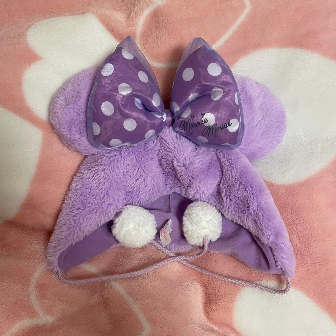 ディズニー ファンキャップ 紫 - メルカリ