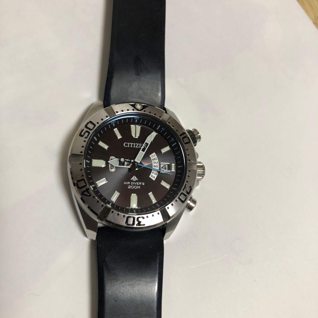 CITIZEN AIR DIVER'S 200M ブラック